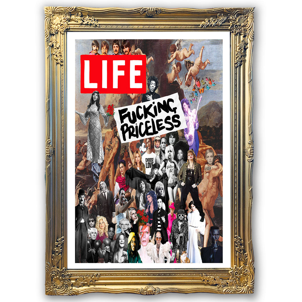 Priceless Life Framed Print Commission